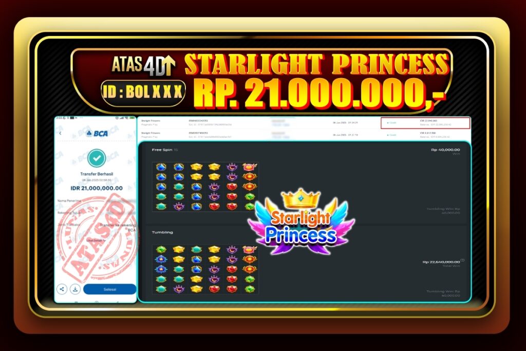 Bukti Jp ATAS4D Slot Online 06 Januari 2025