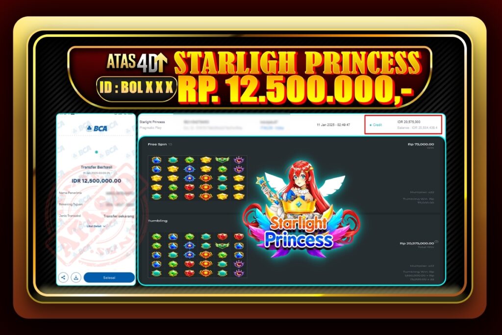 Bukti Jp ATAS4D Slot Online 11 Januari 2025