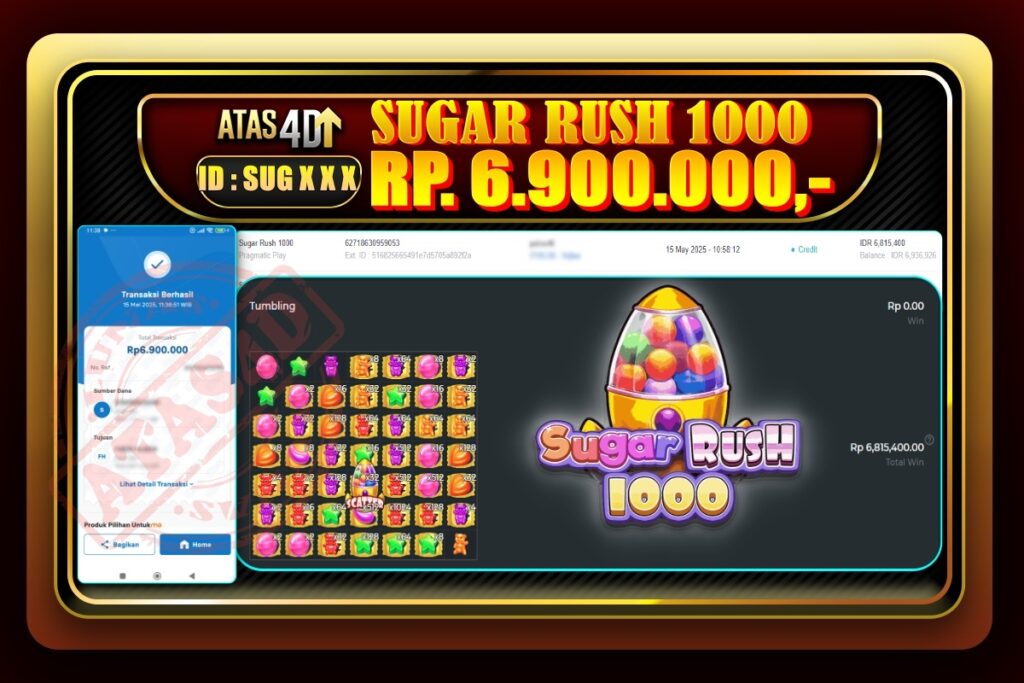 Bukti Jp ATAS4D Slot Online 15 Mei 2025