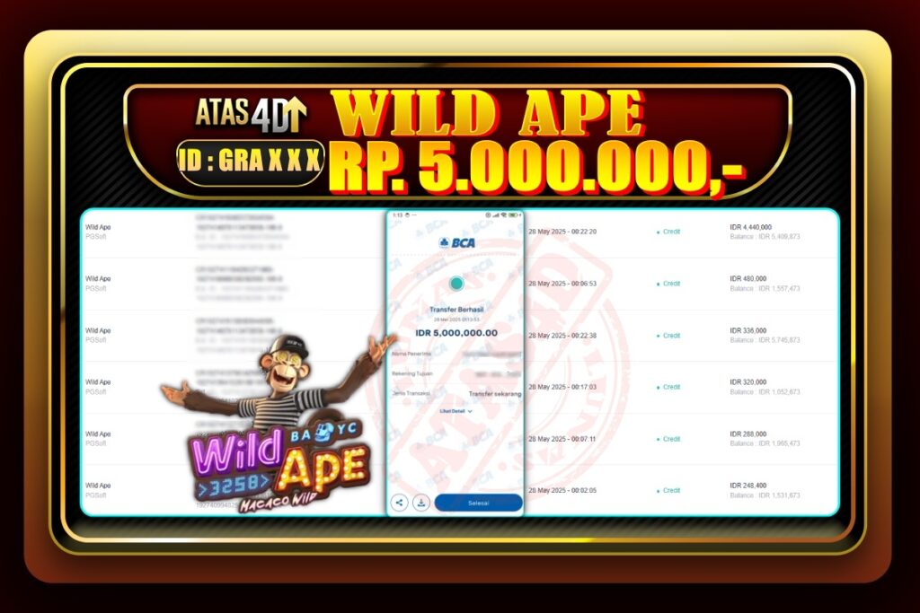 Bukti Jp ATAS4D Slot Online 28 Mei 2025