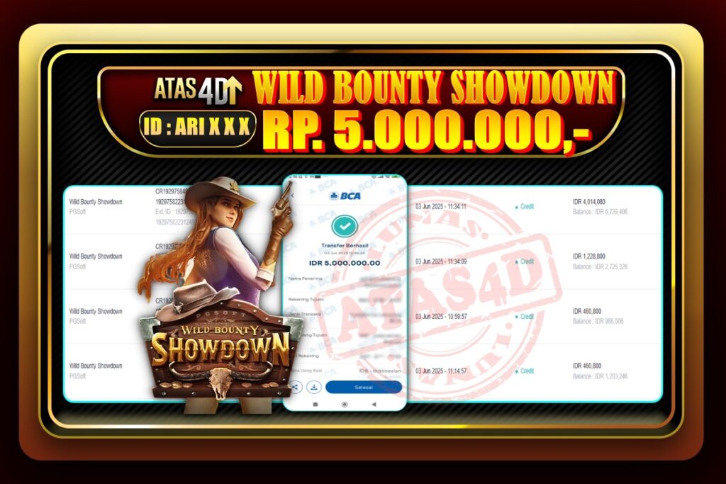 Bukti Jp ATAS4D Slot Online 03 Juni 2025.