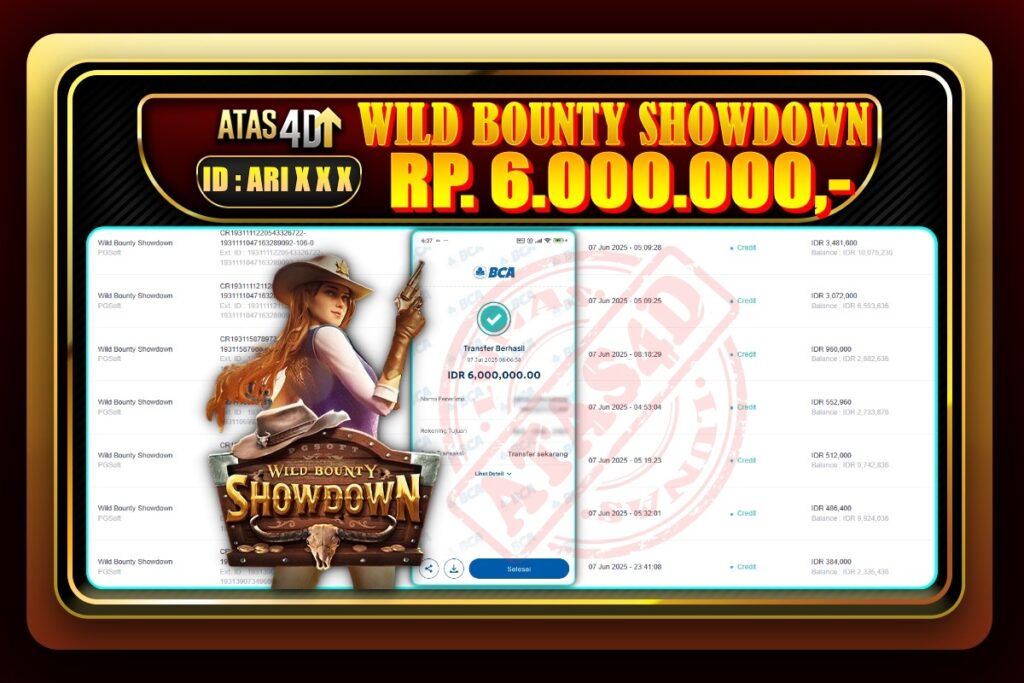 Bukti Jp ATAS4D Slot Online – 08 Juni 2025