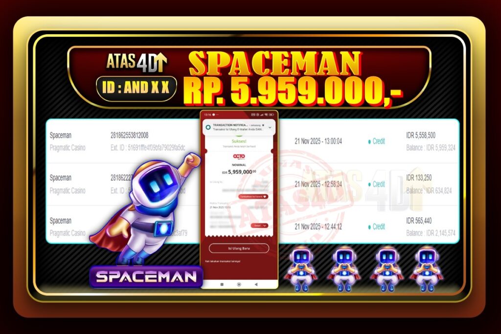 Bukti Jp ATAS4D Slot Online 21 November 2025.