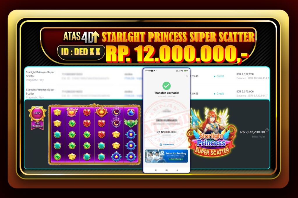 Bukti Jp ATAS4D Slot Online 22 November 2025
